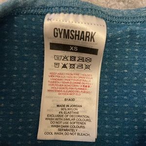 gym shark xs crop top